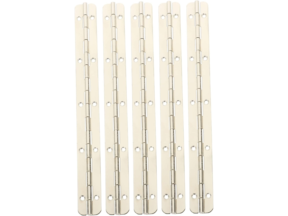 Conjunto De 5 Piano 180 Graus, 190x19mm, Pequenas, Para Caixas Joias.