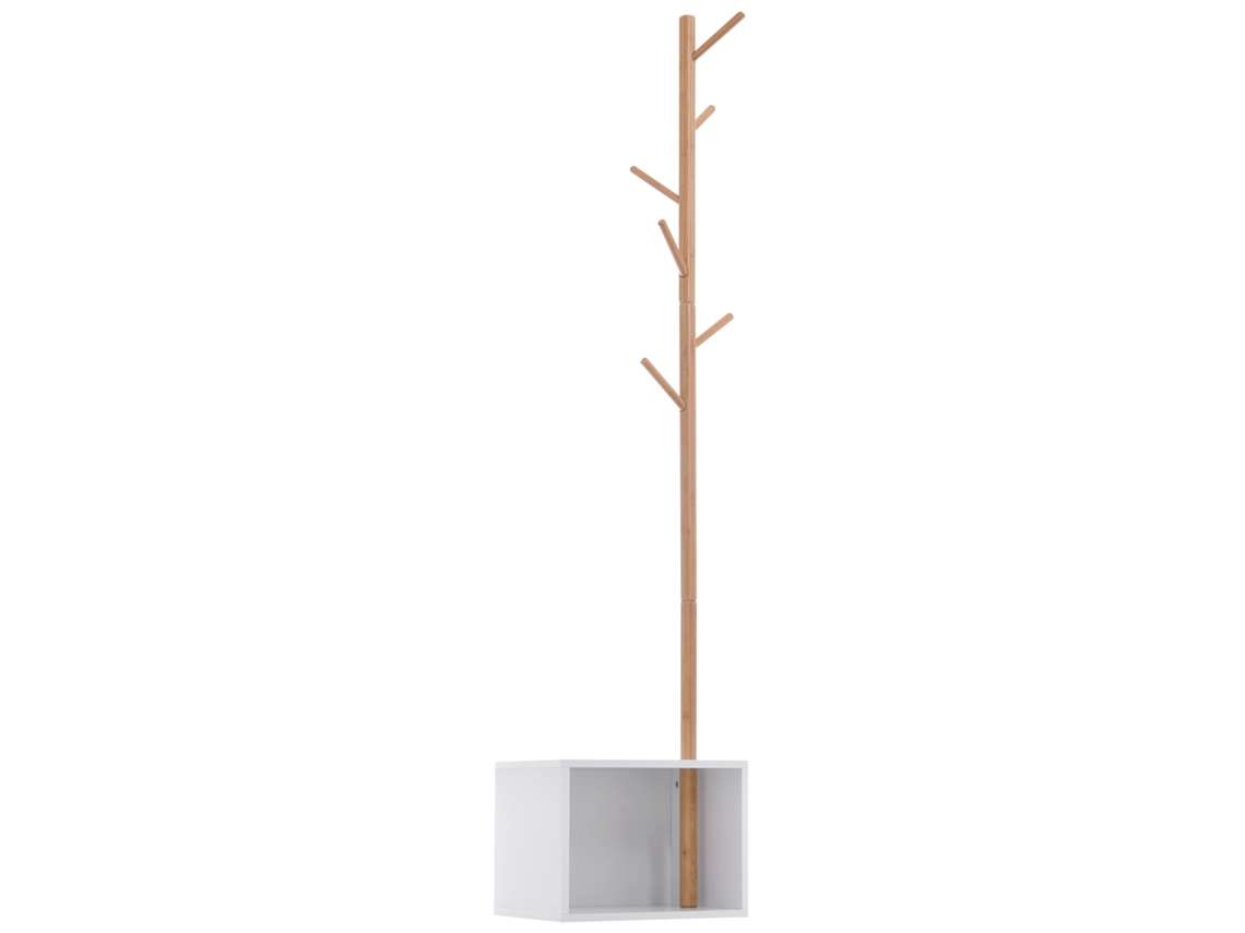Cabide De Pé Com Sapateira Pendurador 40x30x180cm