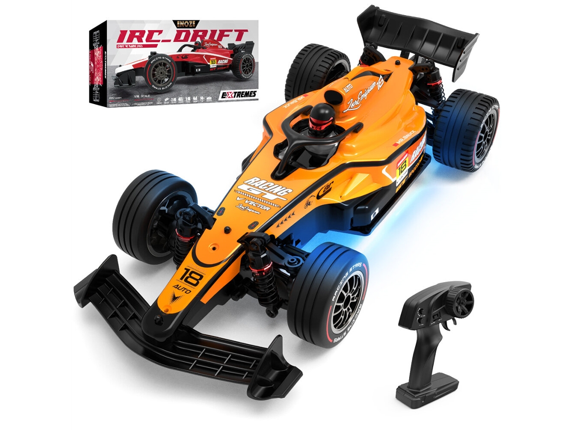 Verdeenoze 9009e Rtr 1/14 2.4g 4wd F1 Drift Fórmula Alta Velocidade Luz Led Proporcional Eixo Metálico Brinquedo MDUG