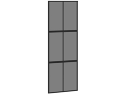 Sliding Door, Sliding Doors Vidaxl Preto Vidro (76 X 205 Cm)