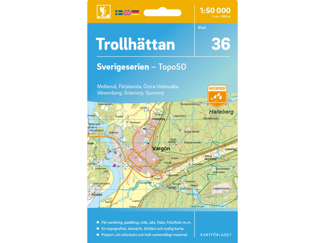 36 Trollhättan Série Sueca Topo50 BRILVIBERA