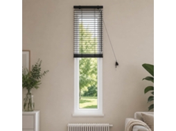 Vidaxl Cortina Veneziana Preto 40 X 160 Cm 35 Mm