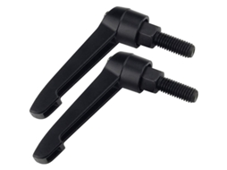 S/MARCA mango de abrazadera ajustable en L, M6, 4 peças, plástico y acero, resistente e durável