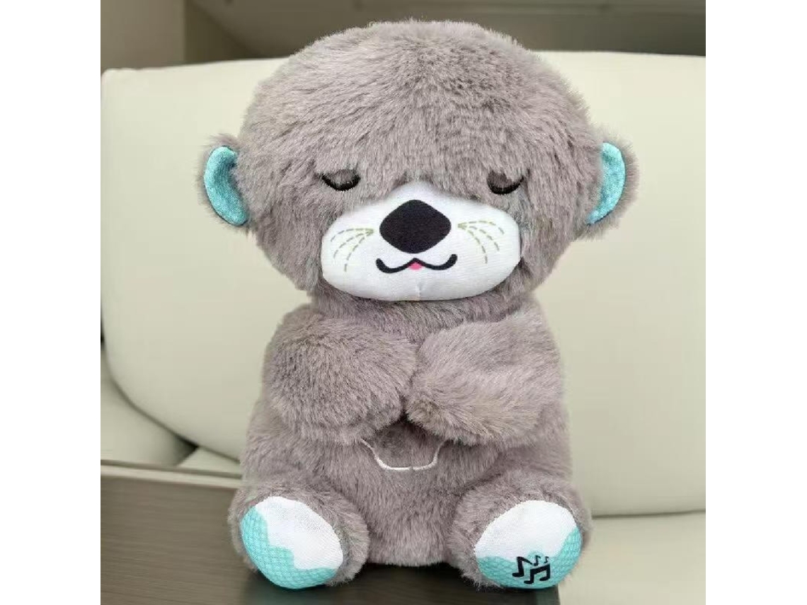 Lontra para Hora de Dormir Peluche Musical com Movimentos, Sons e Luzes Suaves. Presente Ideal para Bebés a Partir Dos 0 Meses.