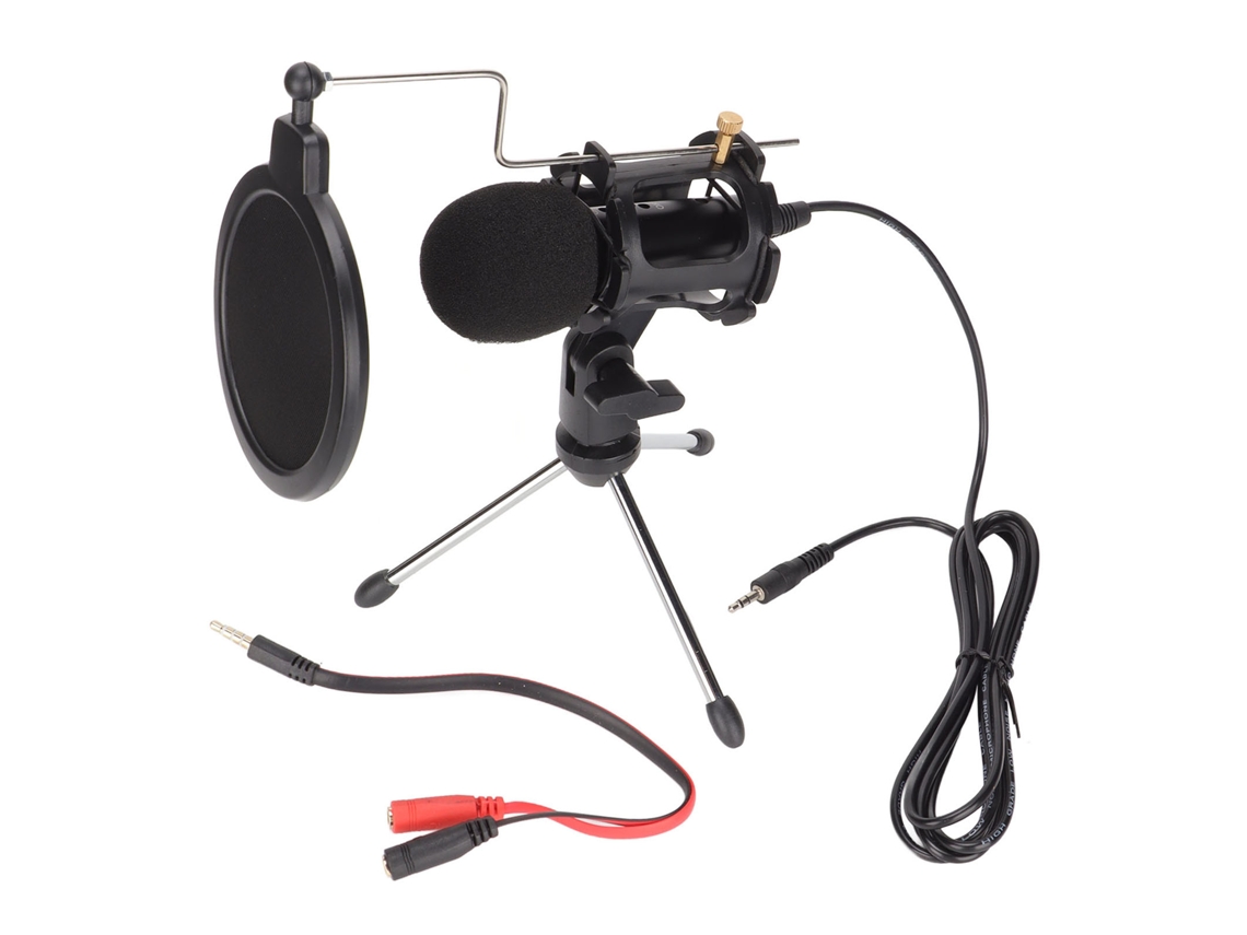 Conjunto de Microfone EOOCOO (para aulas online, karaokê)