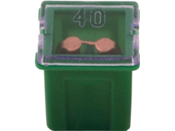 Conjunto De Fusíveis Automáticos De Baixo Perfil 30485, 40 A, Verde, Com 10 Unidades.