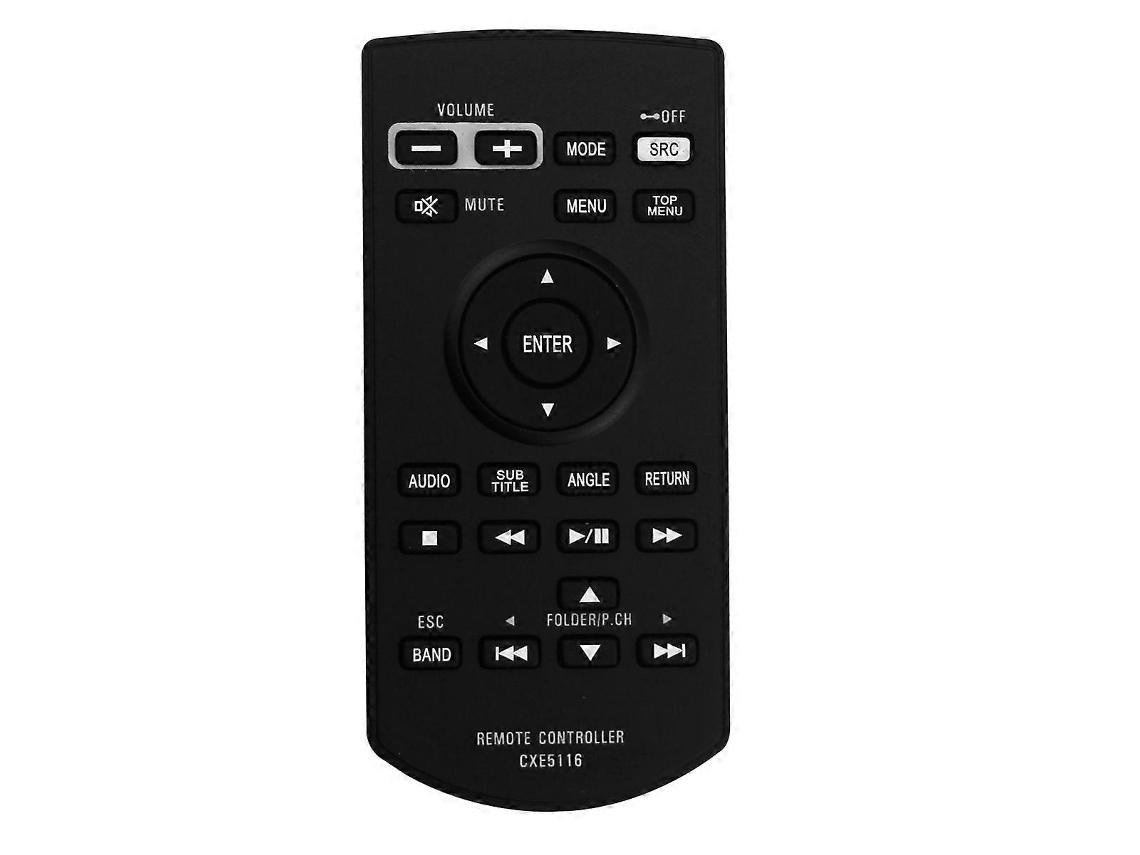 Controle Remoto De Substituição Cxe5116 Para Receptores Av Pioneer Com Dvd Rds, Modelos Avh-2450bt, Avh-1450dvd, Avh-210ex E Avh-p4450bt.