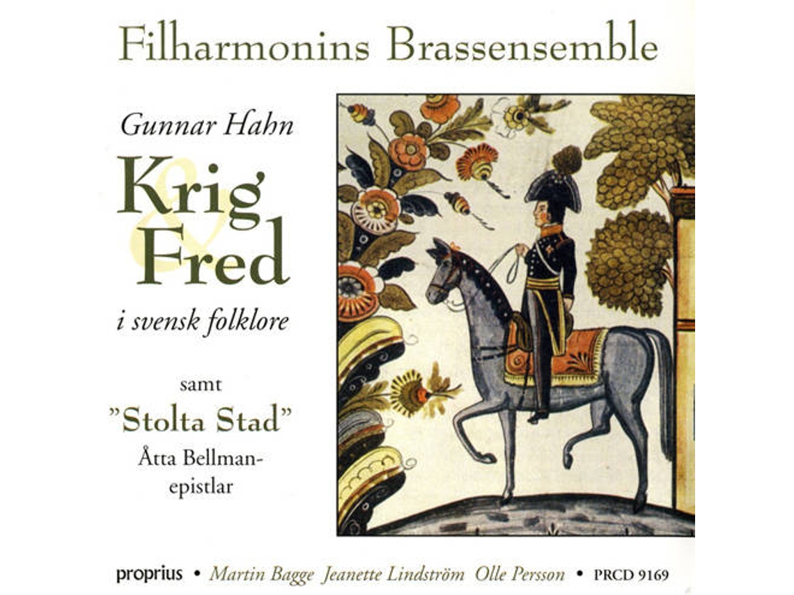 CD Filharmonins Brassensemble - Krig och fred i svensk folklore (1CD)