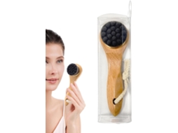Escova Facial Seca – Limpador Cerdas Naturais Com Cabo De Madeira Ferramenta Esfoliante Para Nariz, Mandíbula, Pescoço E