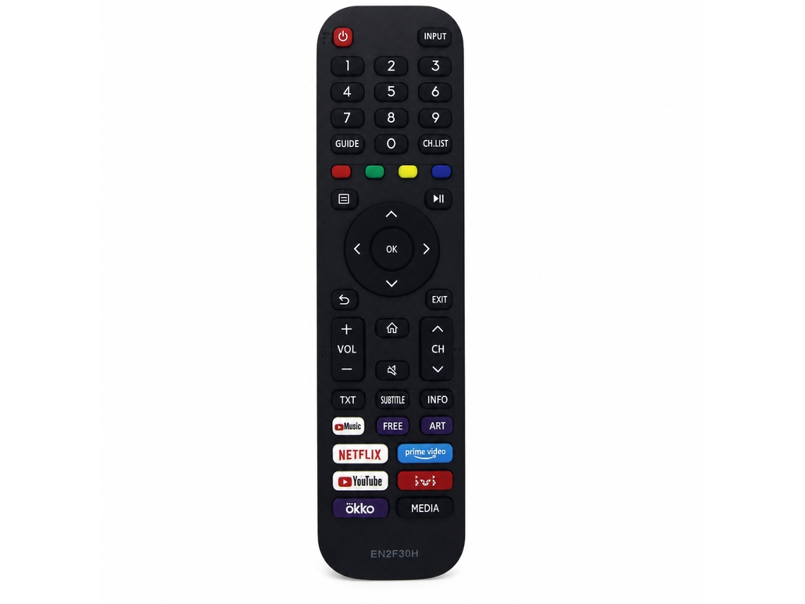 Comando À Distância Para Tv Compatível Com Hisense En2f30h_dae
