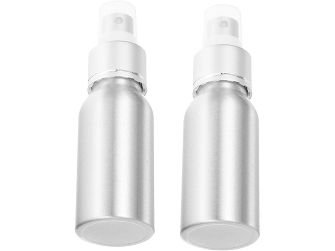 De 2 Frascos Spray Para Coquetéis De 50ml Em Alumínio E Polipropileno.