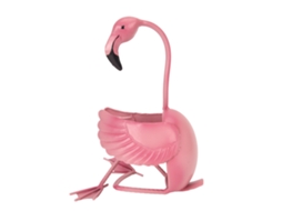 Porta Botellas De Vino Flamingo Roca De Hierro Decoración Para Mesa Bar Cocina
