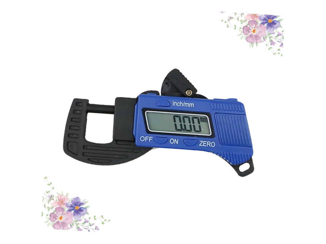 Medidor De Espessura Plástico Digital Ultech Com Visor Lcd, Paquímetro