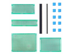 -um Kit De Placa Circuito Impresso Com 4 Tamanhos Conectores 40 Pinos E 2 Terminais Parafuso Para...