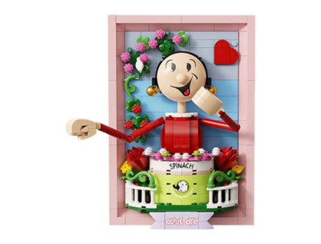 Figura Pantasy POPEYE Olive 3 Retrato Construtível 348Pcs