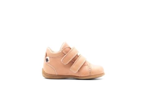 Sapato Velcro Bo-Bell Pele Snorks Vl Rosa