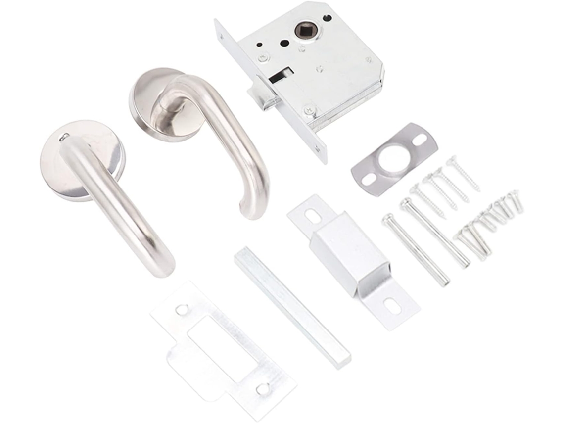 Fechaduras Para Maçanetas, Fechaduras Para Maçanetas De Portas, Fechadura De Segurança Ergonômica Em Aço Inoxidável Para