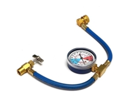 Mangueira de recarga de ar condicionado R134a M14 - Azul - 72mm - Metal - Ar condicionado - 1/2 (15x21) S/MARCA