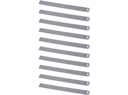 Régua de Medição em Aço Inoxidável 10x, Função Métrica, 30 Cm SFUSHOS (12 Polegadas)
