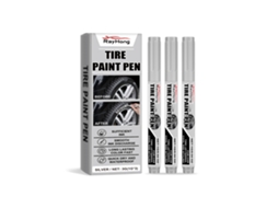 Caneta Prata Pintura Pneus Carro