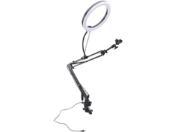Luminária de Encaixe com Suporte para Celular para Transmissões Ao Vivo e SFUSHOS