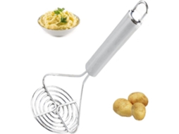 Amassador De Batatas Manual Vertical Em Aço Inoxidável
