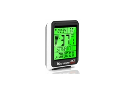 Computador de bicicleta sem fio Slowmoose, à prova d'água, grande tela LCD, 5 idiomas