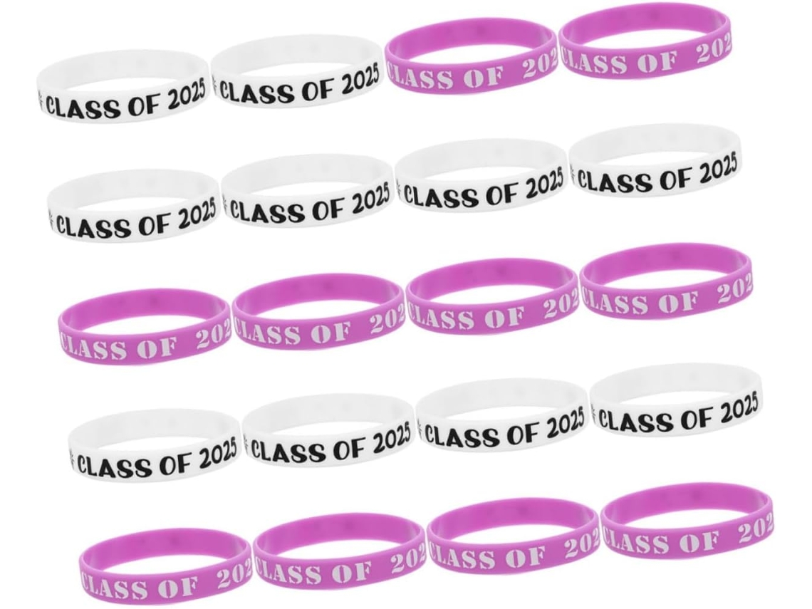 Homsfou Conjunto De 20-pulseiras Ajustáveis E Confortáveis Para Formatura, Acessórios Para Festas De Formatura E