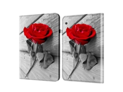 Capa para tablet em couro pintado com textura de cristal Webake