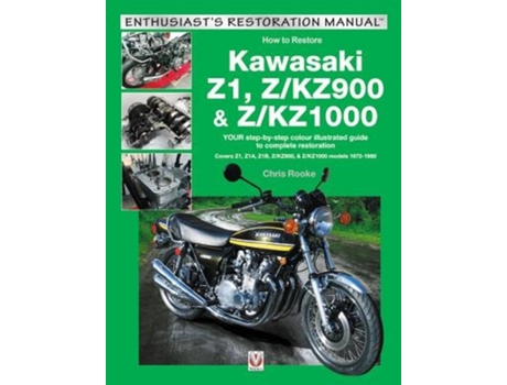 Livro Kawasaki Z1, Z/KZ900 amp Z/KZ1000 de Chris Rooke (Inglês)