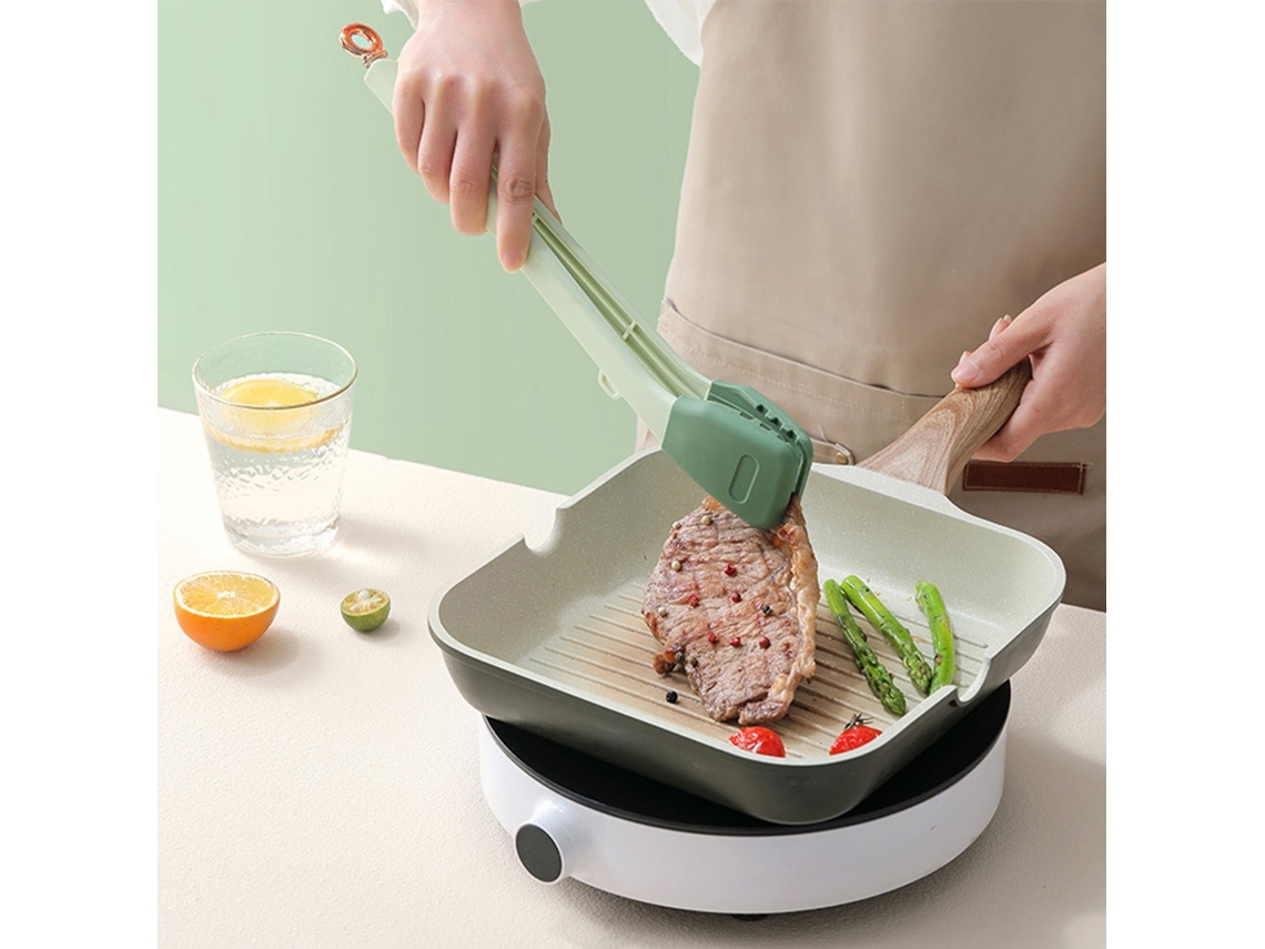 Pinças De Cozinha Com Ponta De Silicone - Pinça Para Grelhados, Bifes E Pão Resistente Ao Calor