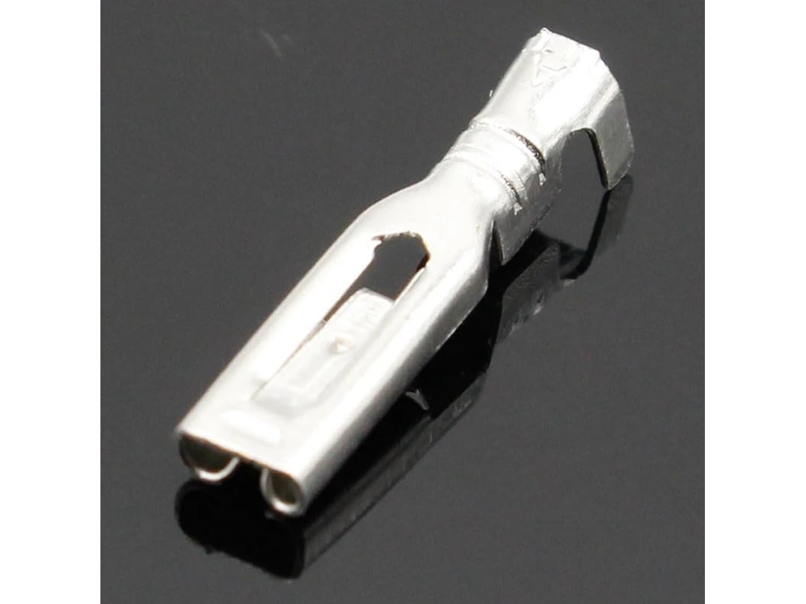 Conector Fêmea Tipo Garfo Com Terminal De Crimpagem 2, 8mm