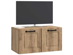 Gabinete de TV Parede Carvalho Artisiano 59,5x31x30 Cm MAISON EXCLUSIVE
