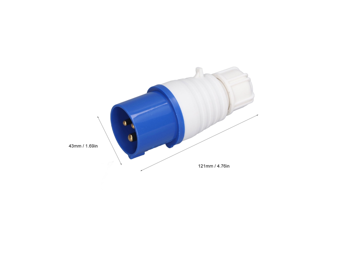 Laxiscreed Tomada Industrial Ip44 À Prova D'água Para Ambientes Resistentes E Duradouros
