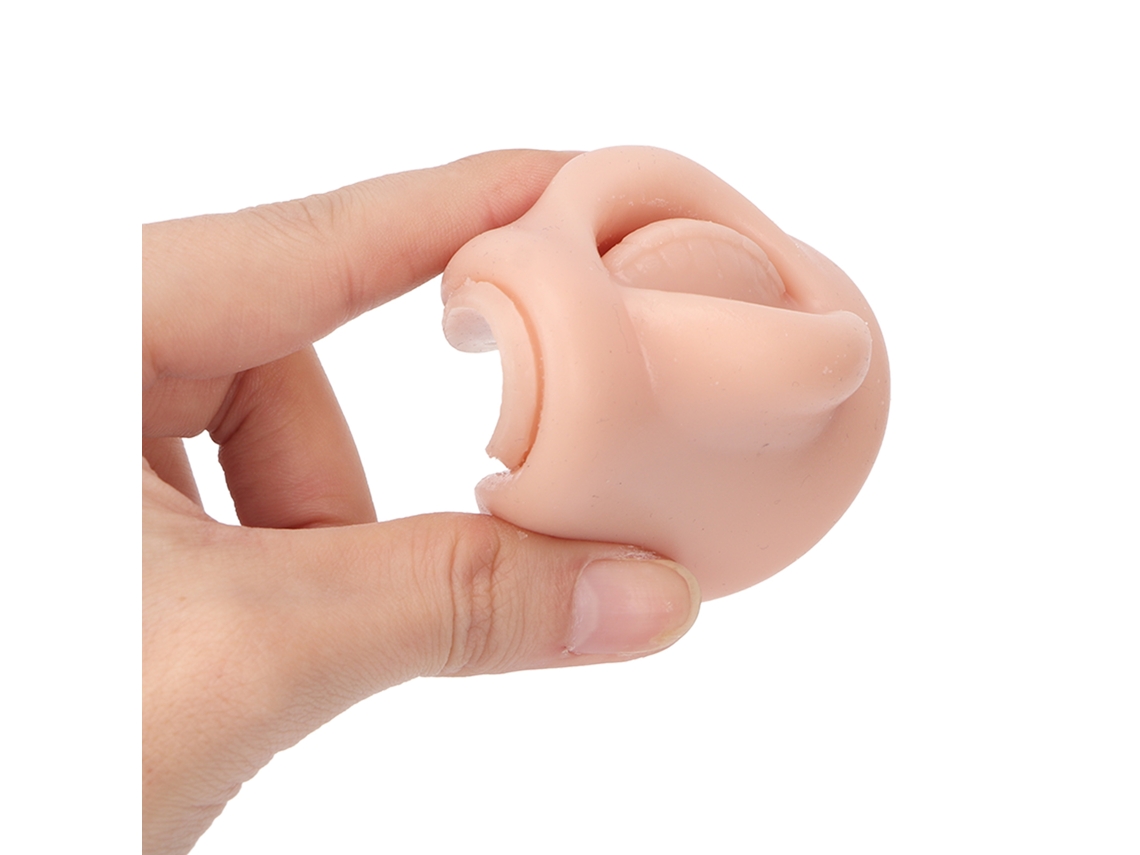 Modelo Simulado De Lábios De Silicone 3d (tom De Pele Médio, Prática De Piercing, Exibição E Ensino) Eoocoo