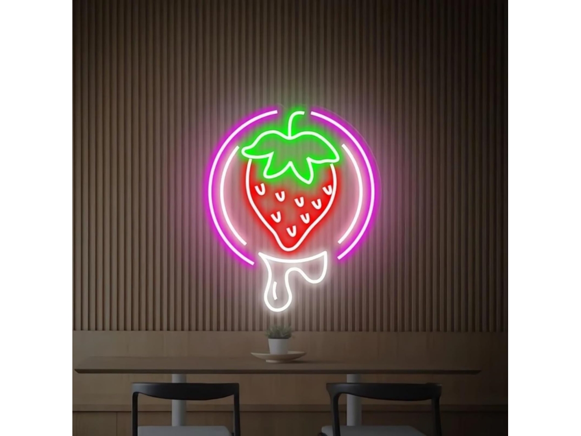 Letreiro Neon Led, Alimentação Usb, Intensidade Regulável, Para Quarto, Sala De Jogos, Bar, Festas E Parede