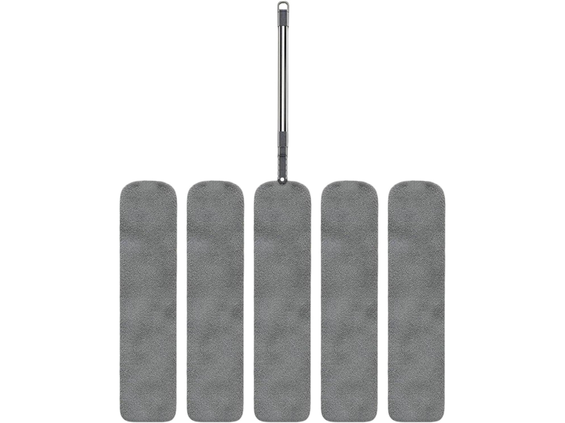 Panos De Limpeza Longos Com Cabo Extensível, Em Microfibra Lavável