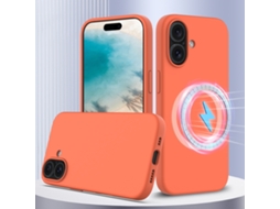 Capa De Silicone Com Magsafe Para Iphone 16 - À Prova De Choque E Resistente A Quedas