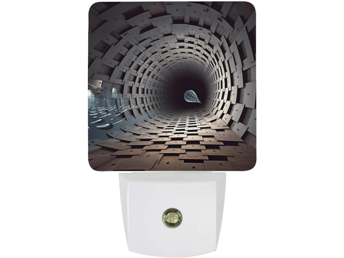 Luminária Noturna De Parede Com Sensor 3d, Luz Led Branca Quente E Baixo Consumo De Energia Quarto, Banheiro