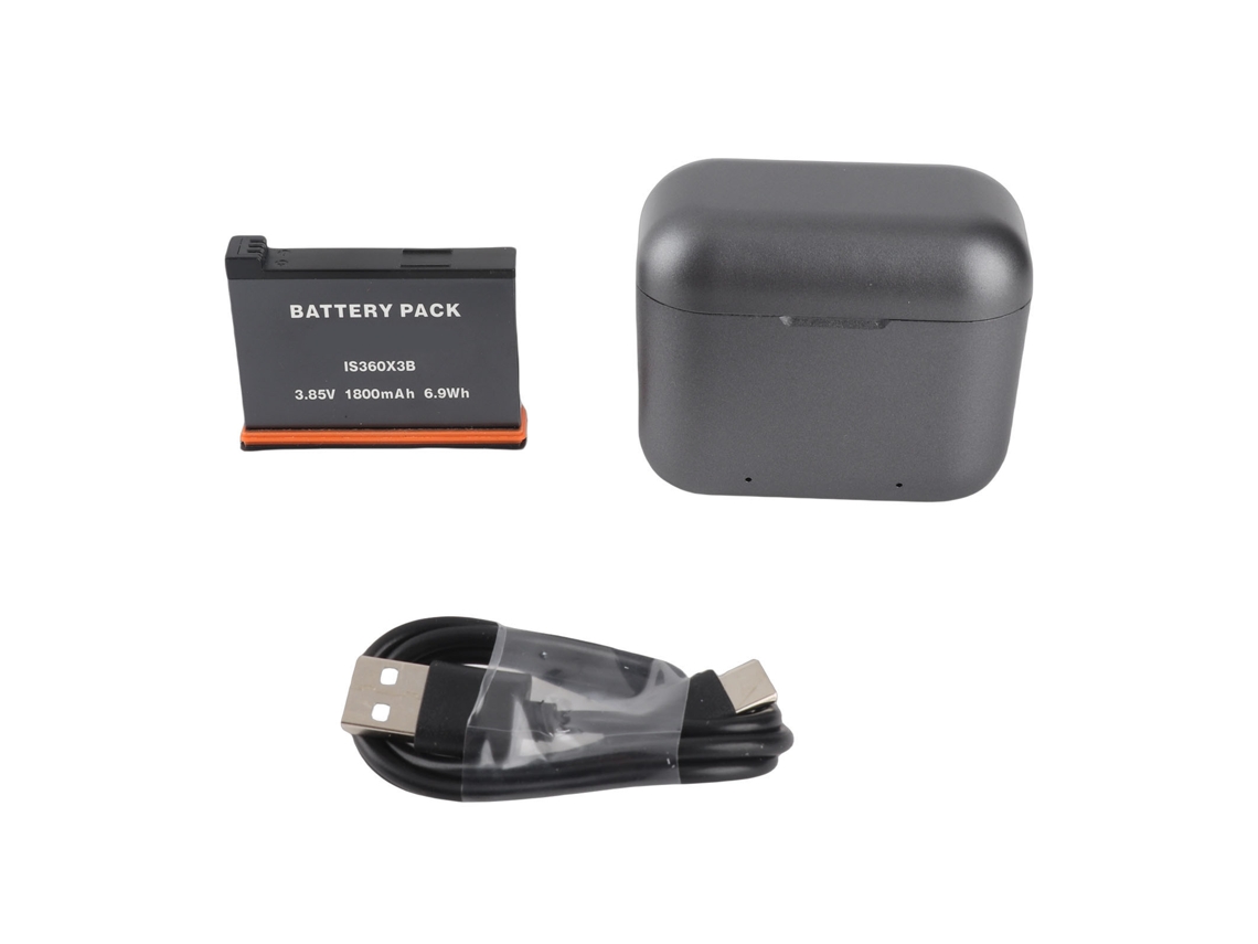 Carregador Dual channel 1800mah LAXISCREED para Insta360 X3