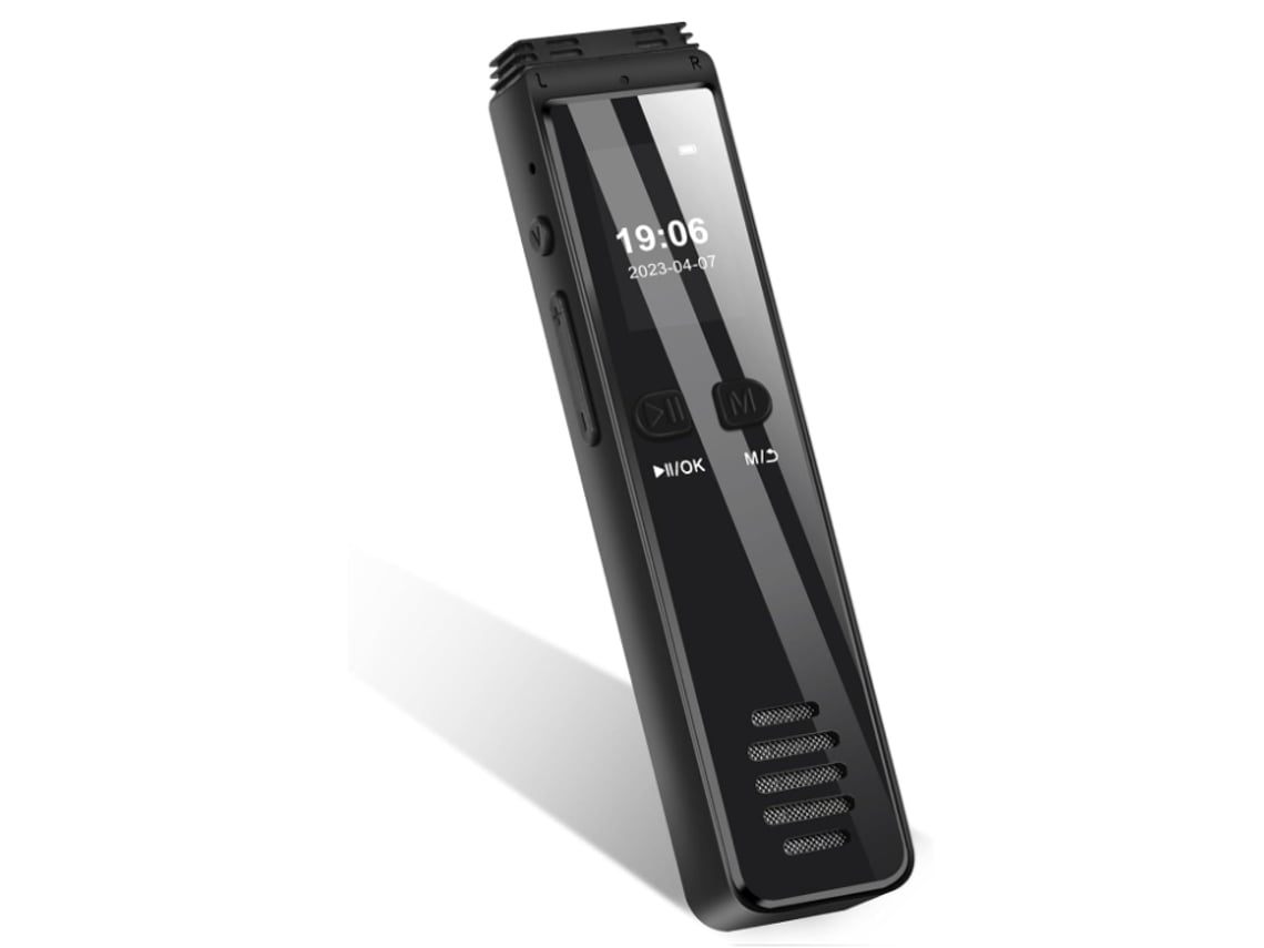 Gravador de Áudio Digital Ativado Por Voz Caneta Usb Gravação de Chamadas Telefônicas Uma Tecla Rec Rápida 3072Kbps Reprodução de Mp3 para TURMIN