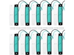 Artibetter Luzes De Freio Led Verdes Multifuncionais 10 Peças, Faixa De Luz Abs Reforçada Para Reboque E Motocicleta