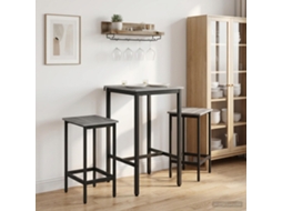 Vidaxl Banco De Bar 2 Unid. Sonoma Cinzento 40 X 32 X 64 Cm