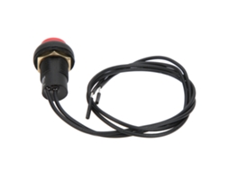 Chave De Pressão Redonda À Prova D'água 12mm Com Luz Auto-bloqueio A4127