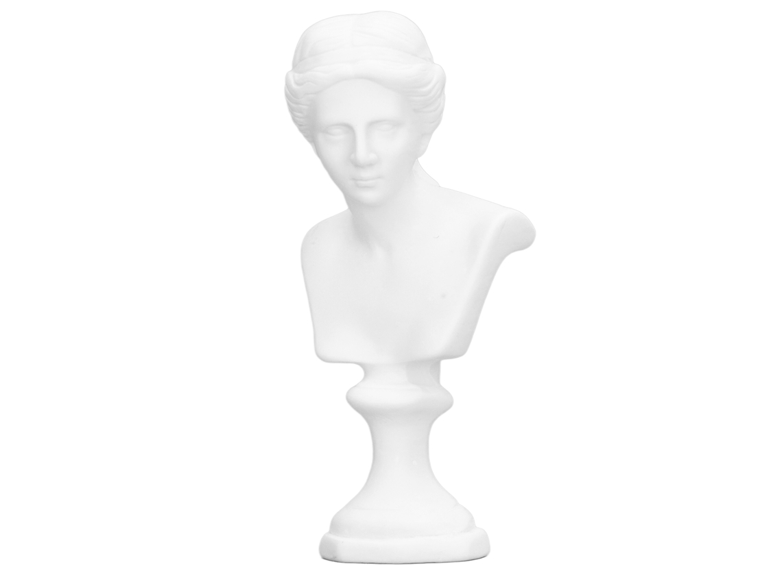 Mali figurina Busto de Mulher em Resina para Casinha de Bonecas 1:12 Decoração Miniatura