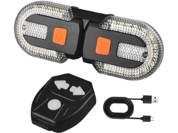 Lanterna Traseira Para Bicicleta - De Led Com Controle Remoto E 5