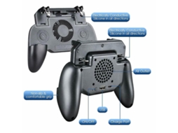 Controle De Jogos Para Celular Com Ventilador De Resfriamento Para Joystick E Gamepad De Jogos Como Pubg. Hengjian