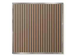 Quadro de vidro magnético com lava vulcânica para o hall de entrada Espelharte (50x50 cm)