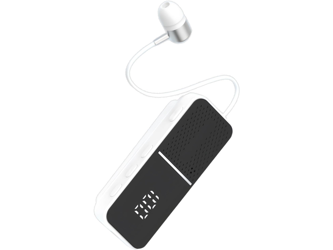 Fones De Ouvido Sem Fio Com Cancelamento Ruído E Clipe Lapela