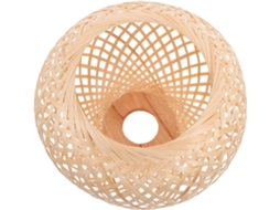 Abajur de Mesa Simples em Bambu, Estilo Rústico, para Casa. SFUSHOS